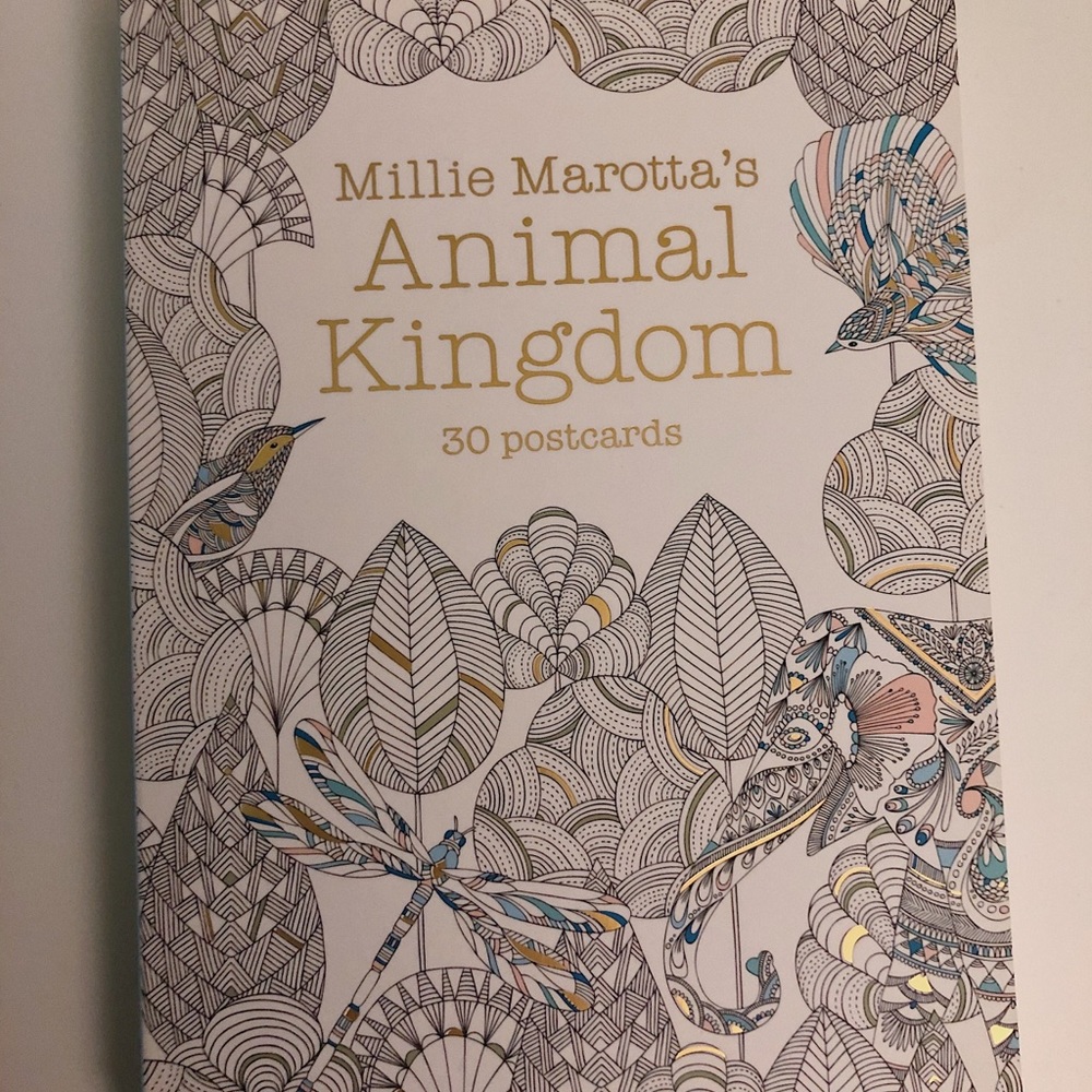 Postcard Colouring Book